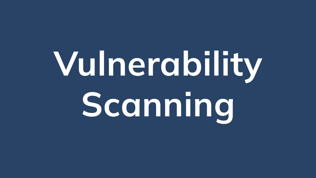 Vulnerability Scanning 